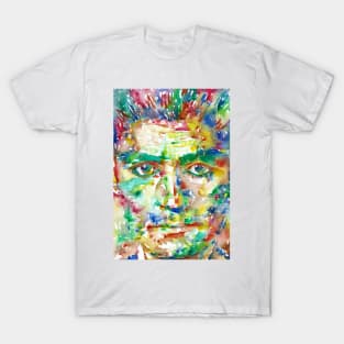 FRANZ KAFKA watercolor portrait .5 T-Shirt